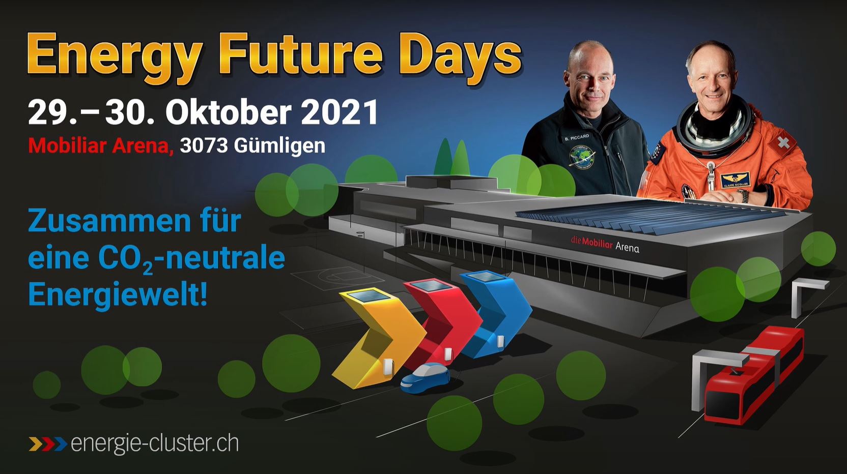 1. Energy Future Days vom 29. & 30. Oktober 2021 in der Mobiliar Arena Gümligen