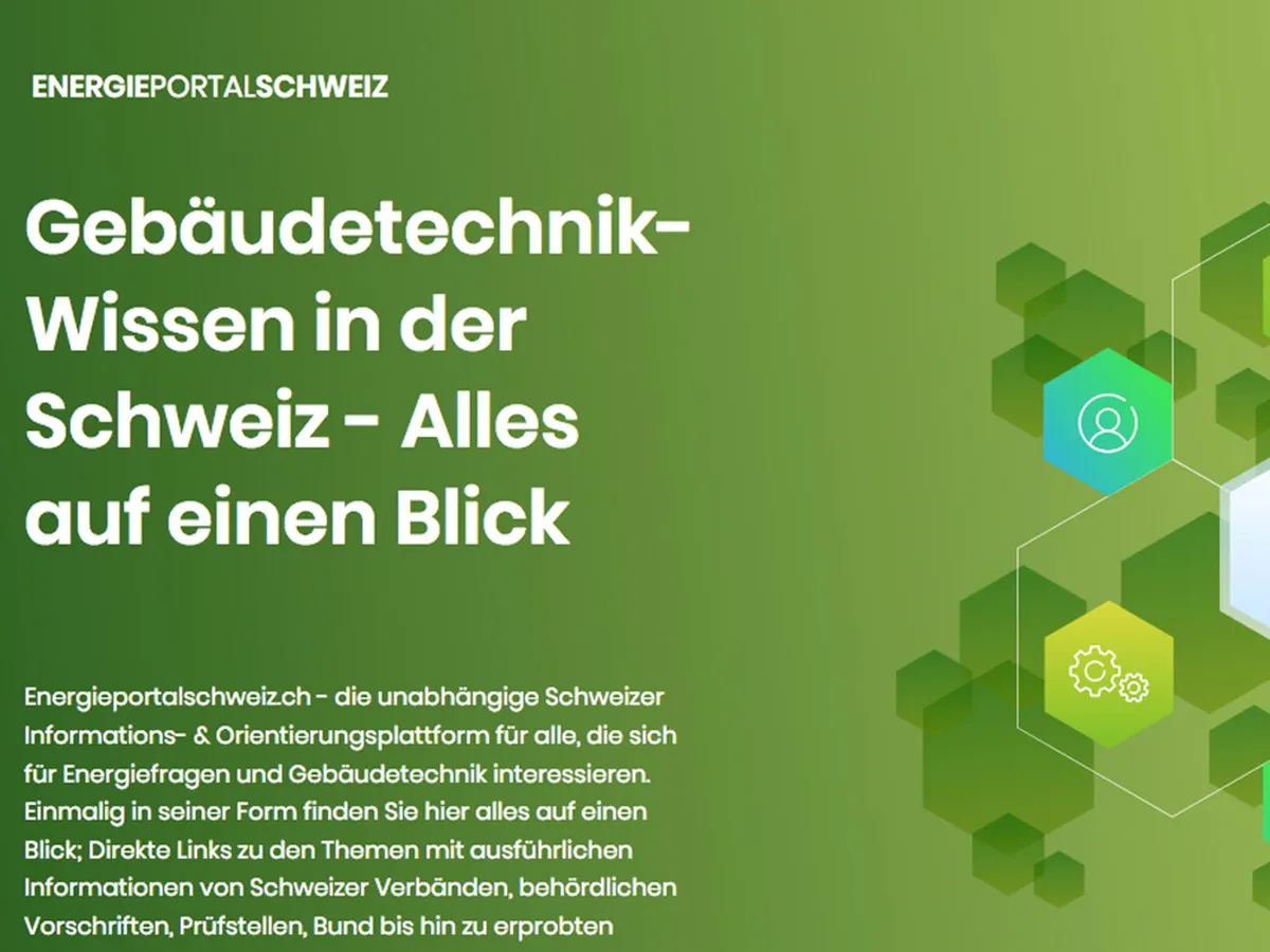 Neue Informations- und Orientierungsplattform Energieportalschweiz.ch