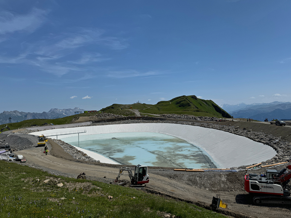 Füllung von neuem Speichersee am Pizol gestartet