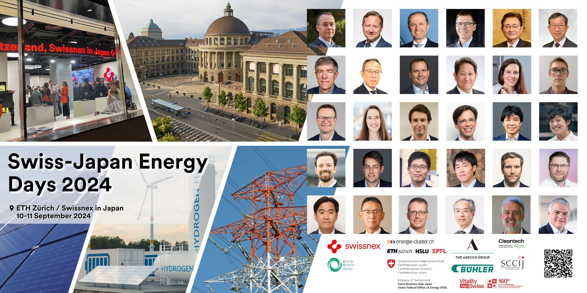 Free event on September 10 and 11 at ETH Zurich: Swiss-Japan Energy Days 2024 