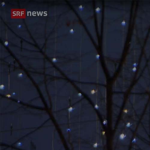 Weniger Weihnachtsbeleuchtung