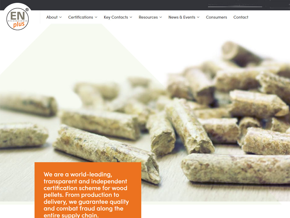 Zertifizierungsprogramm für die Qualität von Holzpellets