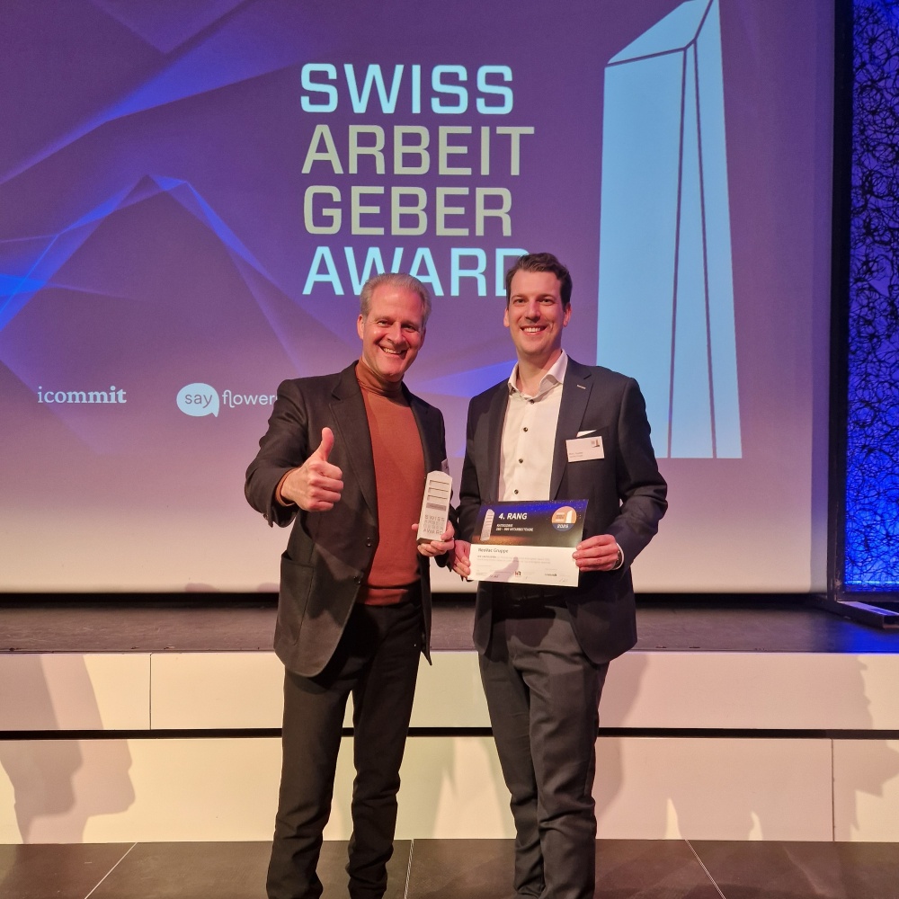 NeoVac feiert 4. Platz bei den Swiss Arbeitgeber Awards 2025