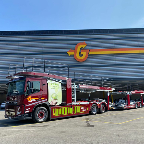 Vollelektrischer Autotransporter