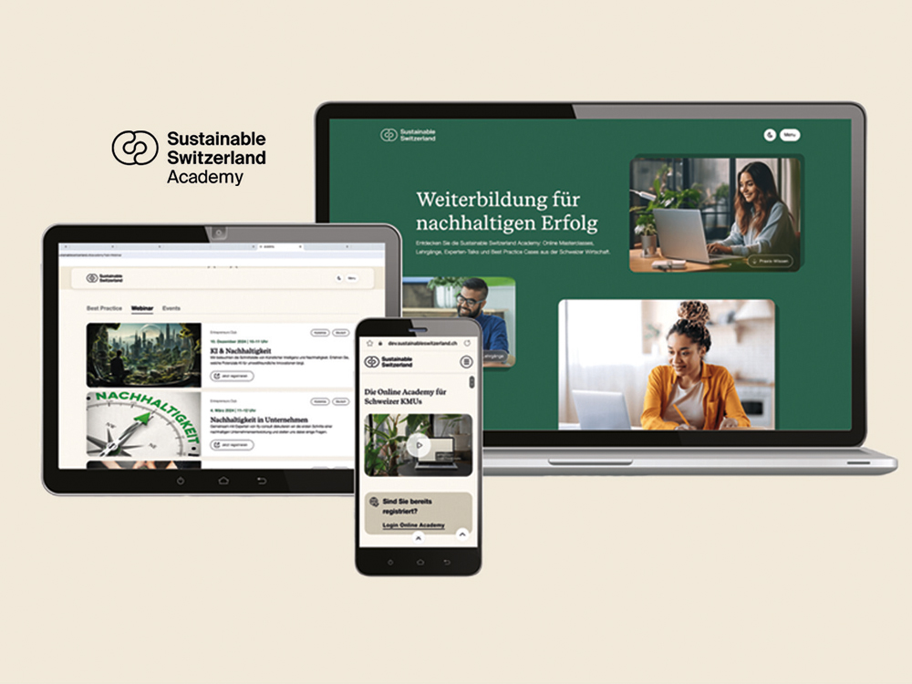 Weiterbildungsangebot von Sustainable Switzerland