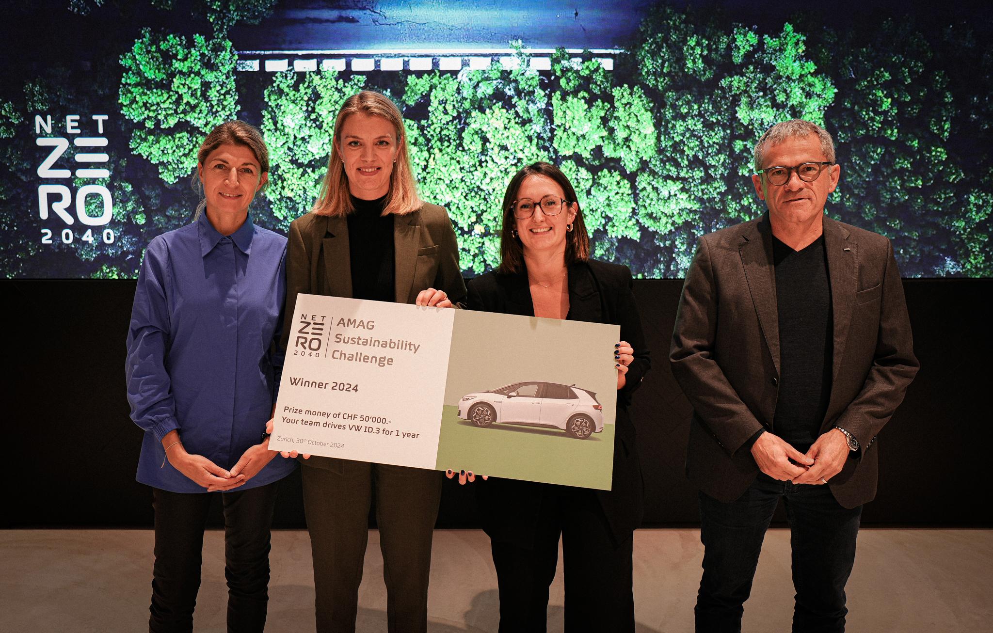 Geothermisches Paneel gewinnt AMAG Sustainability Challenge 2024