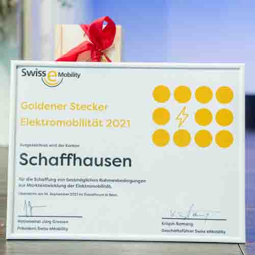 Kanton Schaffhausen gewinnt den Goldenen Stecker 2021